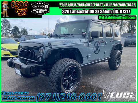 2015 Jeep Wrangler Unlimited for sale at Universal Auto Sales in Salem OR