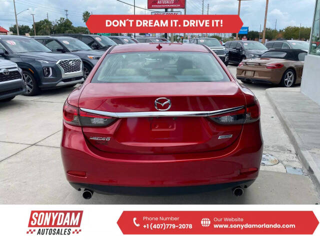 2016 Mazda Mazda6 for sale at Sonydam Auto Sales Orlando in Orlando, FL