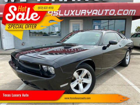 2013 Dodge Challenger for sale at Texas Luxury Auto in Cedar Hill TX