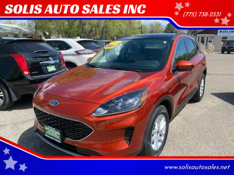 2020 Ford Escape for sale at SOLIS AUTO SALES INC in Elko NV