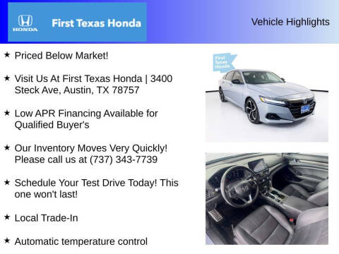 2022 Honda Accord Sport Special Edition