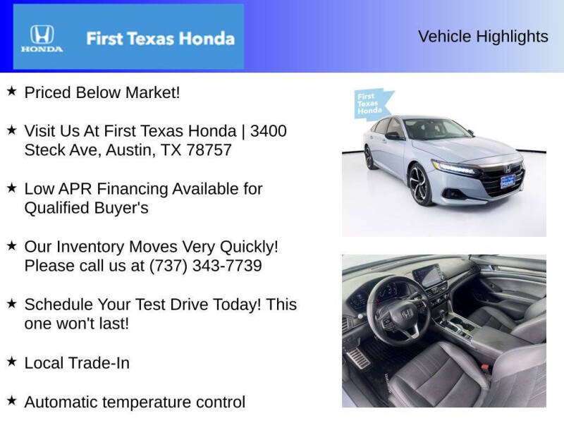 2022 Honda Accord Sport Special Edition