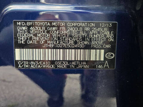 2014 Lexus IS 250