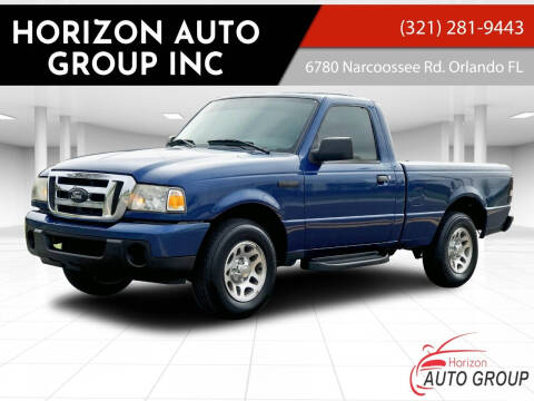 2010 Ford Ranger for sale at HORIZON AUTO GROUP INC in Orlando FL