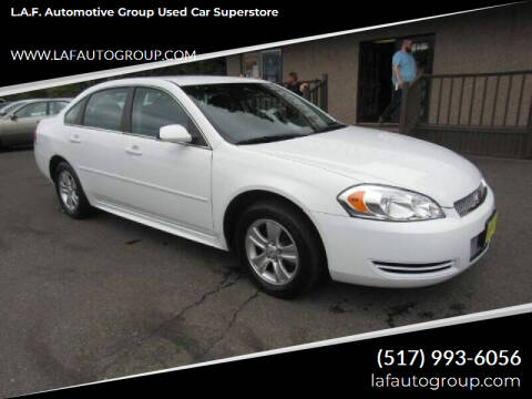 2012 Chevrolet Impala for sale at L.A.F. Automotive Group Used Car Superstore in Lansing MI