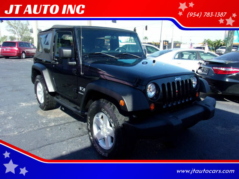 2008 Jeep Wrangler for sale at JT AUTO INC in Oakland Park FL
