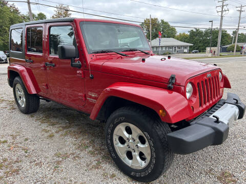 2012 Jeep Wrangler Unlimited for sale at MEDINA WHOLESALE LLC in Wadsworth OH