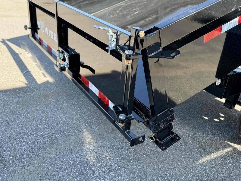 2025 BWISE 7x16 Dump Trailer 16k 8 CHANNE