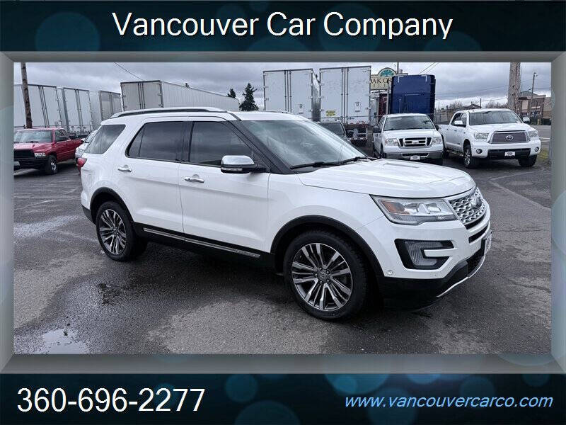 2016 Ford Explorer Platinum