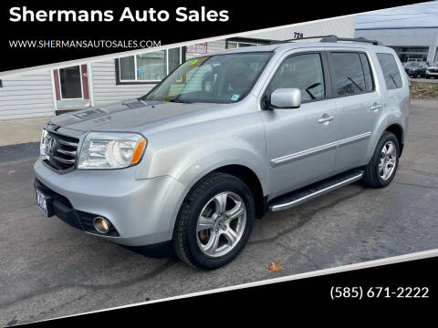 2013 Honda Pilot for sale at Shermans Auto Sales in Webster NY