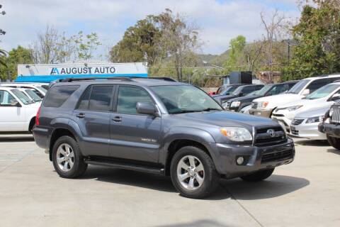2007 Toyota 4Runner for sale at August Auto in El Cajon CA