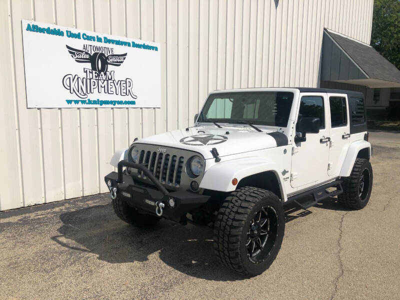 Used 2013 Jeep Wrangler Unlimited Freedom Edition with VIN 1C4BJWDG0DL578538 for sale in Beardstown, IL