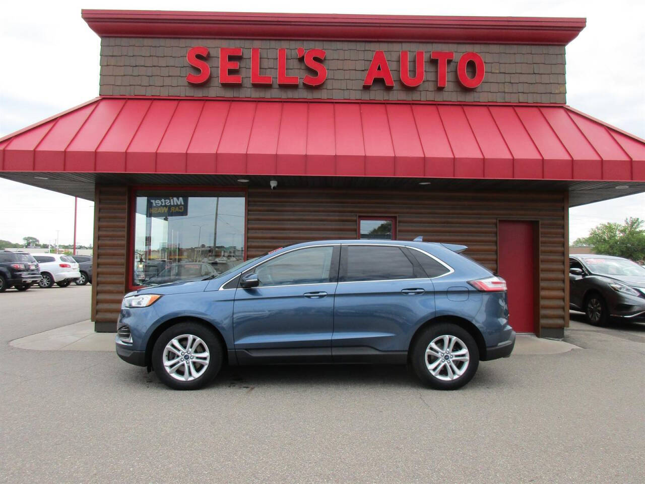 Blue 2019 Ford Edge SEL AWD SEL 4dr Crossover 1