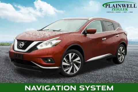 2017 Nissan Murano for sale at Zeigler Ford of Plainwell in Plainwell MI