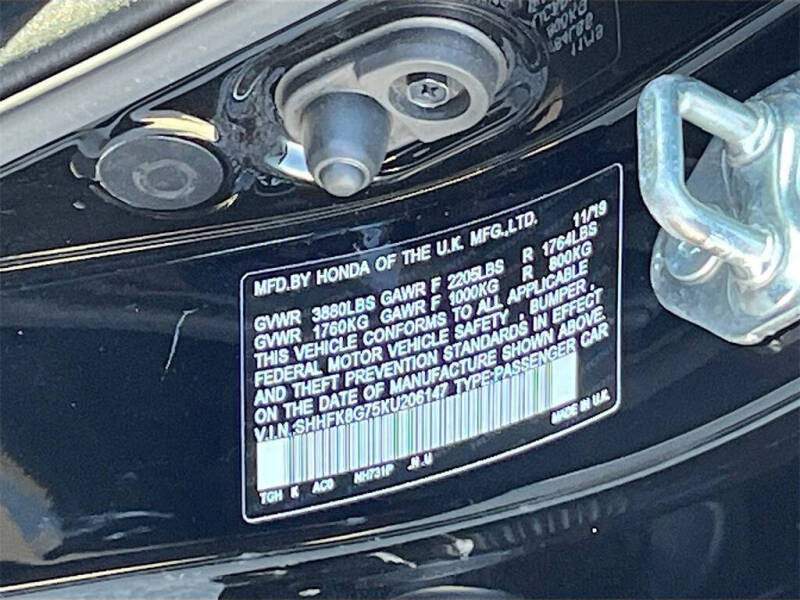 2019 Honda Civic Type R Touring