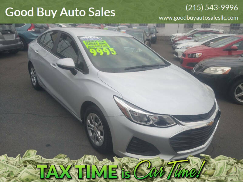 2019 Chevrolet Cruze for sale at Good Buy Auto Sales in Philadelphia PA