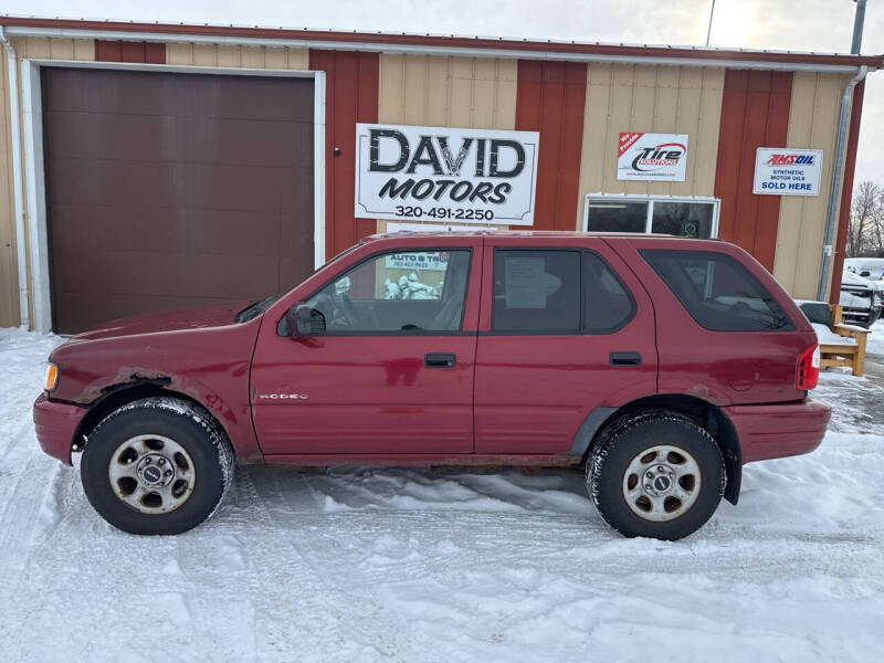 2004 Isuzu Rodeo for sale at DAVID MOTORS LLC in Grey Eagle MN