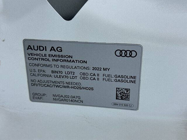 2022 Audi Q5 Sportback quattro S line Prem Plus 45 TFSI