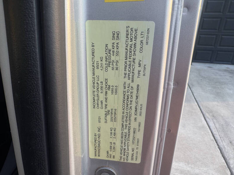 2022 Winnebago Solis 59PX