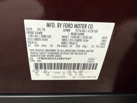 2018 Ford Explorer XLT
