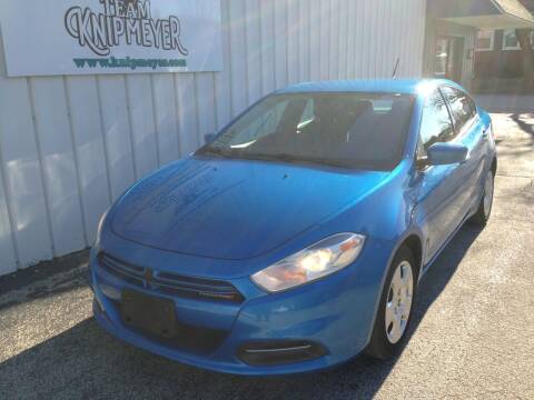 2015 Dodge Dart for sale at Team Knipmeyer in Beardstown IL