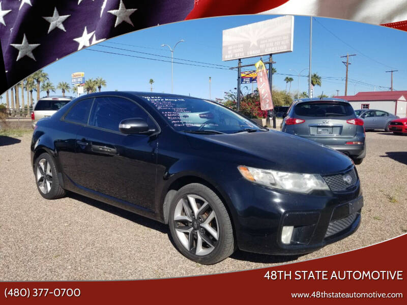 2010 Kia Forte Koup for sale at 48TH STATE AUTOMOTIVE in Mesa AZ