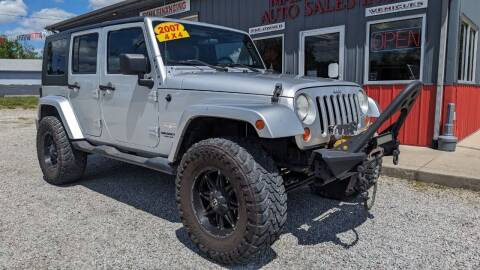 2007 Jeep Wrangler Unlimited for sale at MAIN STREET AUTO SALES INC in Austin IN