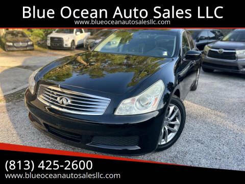 2009 Infiniti G37 Sedan for sale at Blue Ocean Auto Sales LLC in Tampa FL