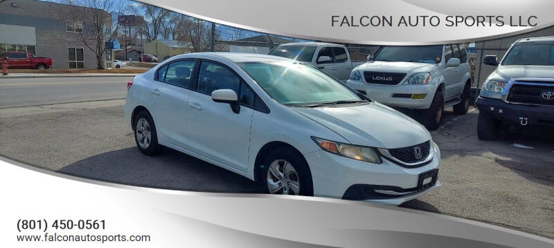 2015 Honda Civic for sale at Falcon Auto Sports LLC in Murray UT