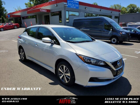 2021 Nissan LEAF for sale at Auto Car Zone LLC in Bellevue WA