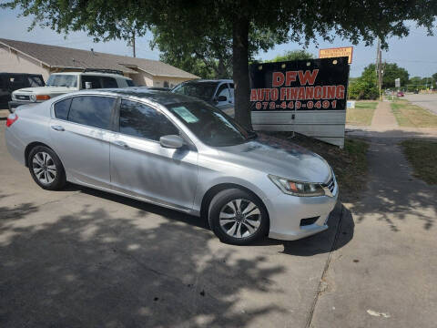 2014 Honda Accord for sale at Bad Credit Call Fadi in Dallas TX