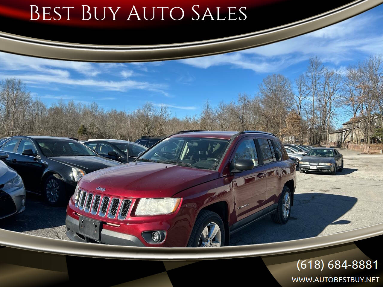 Red 2011 Jeep Compass Latitude Latitude 4dr SUV 1