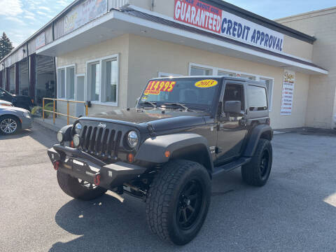 2013 Jeep Wrangler for sale at Suarez Auto Sales in Port Huron MI