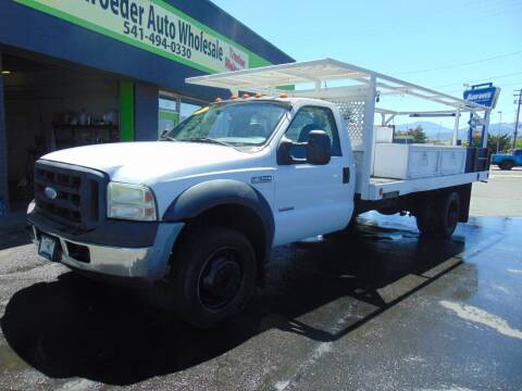 2007 Ford F-550 Super Duty for sale at Schroeder Auto Wholesale in Medford OR