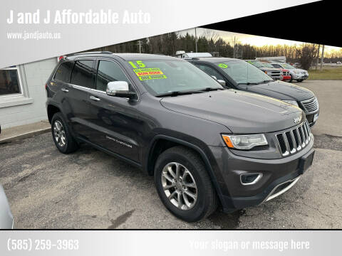 2015 Jeep Grand Cherokee for sale at J and J Affordable Auto in Williamson NY