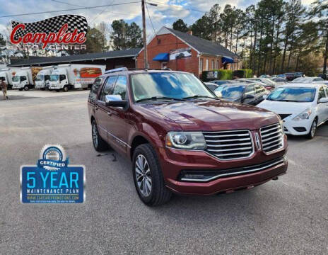2015 Lincoln Navigator for sale at Complete Auto Center , Inc in Raleigh NC