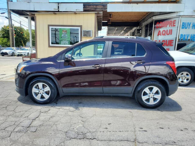 2015 Chevrolet Trax for sale at DAGO'S AUTO SALES LLC in Dalton, GA