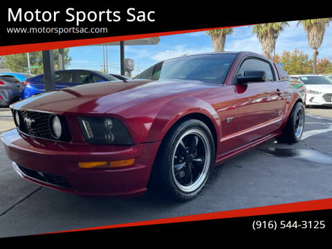 2007 Ford Mustang for sale at Motor Sports Sac in Sacramento CA