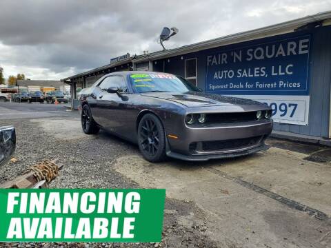 2014 Dodge Challenger for sale at Fair 'N Square Auto Sales, LLC in Auburn WA