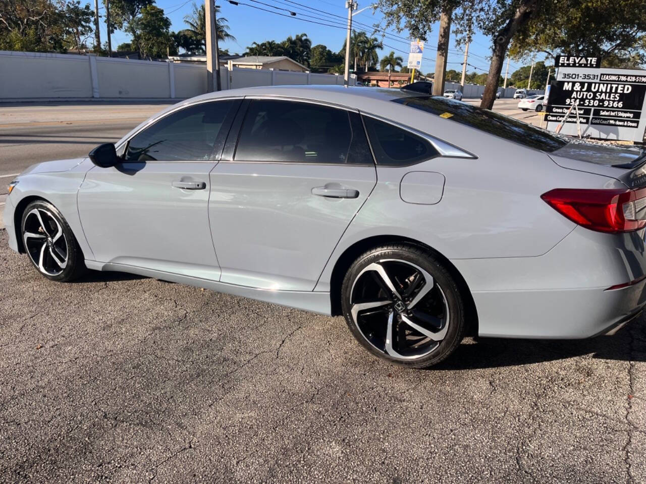 2021 Honda Accord for sale at M & J UNITED AUTO SALES in LAUDERDALE LAKES, FL