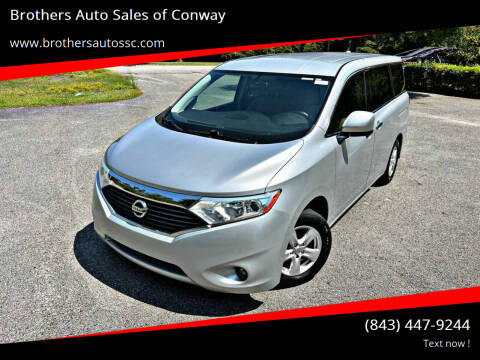 2015 Nissan Quest for sale at Brothers Auto Sales of Conway in Conway SC