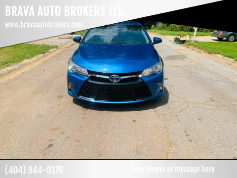 2016 Toyota Camry for sale at BRAVA AUTO BROKERS LLC in Clarkston GA