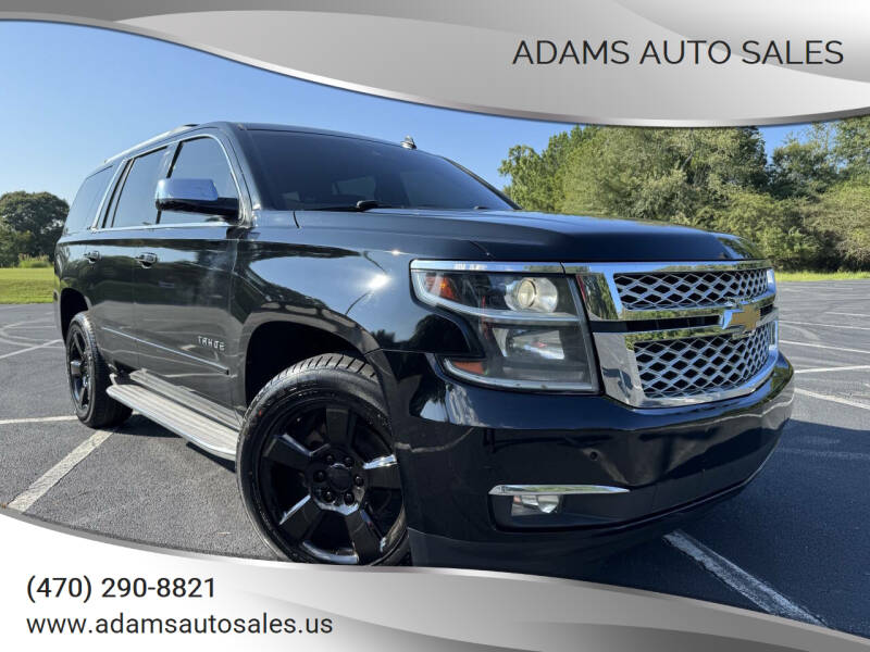 2015 Chevrolet Tahoe for sale at Adams Auto Sales in Gainesville GA