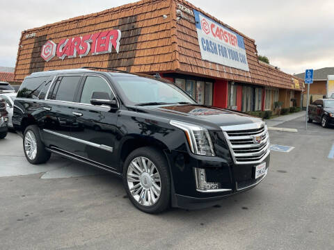 2016 Cadillac Escalade ESV for sale at CARSTER in Huntington Beach CA