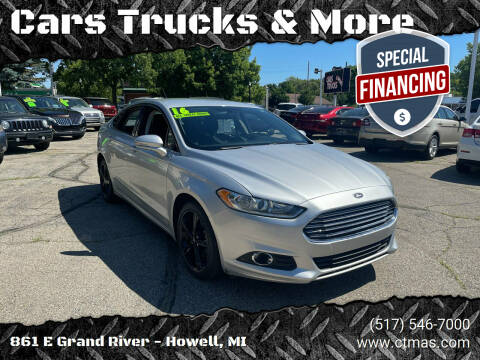 2016 Ford Fusion for sale at Cars Trucks & More in Howell MI