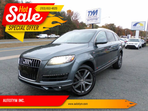 2014 Audi Q7 for sale at AUTOTYM INC. in Fredericksburg VA