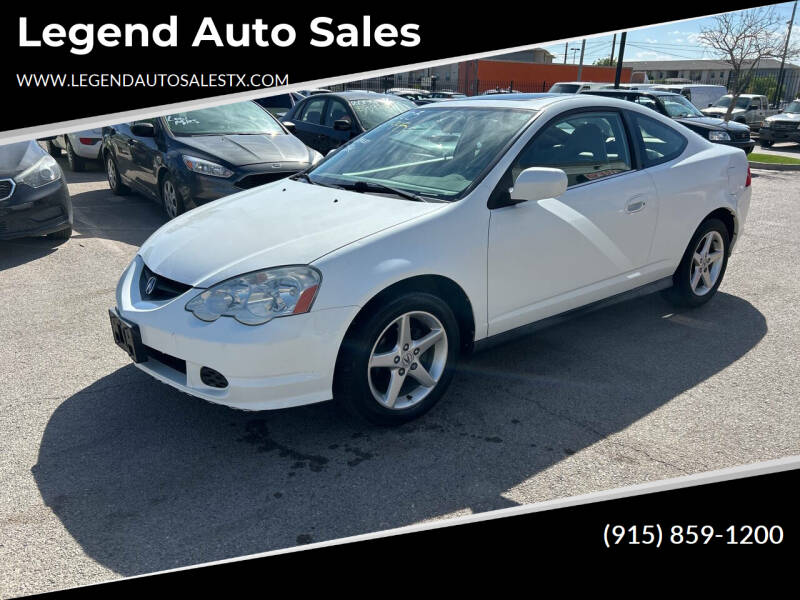 2003 Acura RSX for sale at Legend Auto Sales in El Paso TX