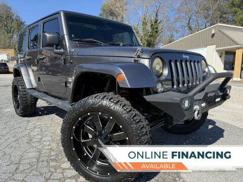 2014 Jeep Wrangler Unlimited for sale at Adams Auto Sales in Gainesville GA