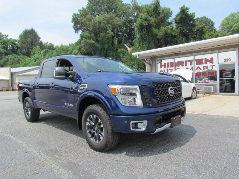 2017 Nissan Titan for sale at Hibriten Auto Mart in Lenoir NC