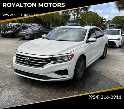 2020 Volkswagen Passat for sale at ROYALTON MOTORS in Plantation FL